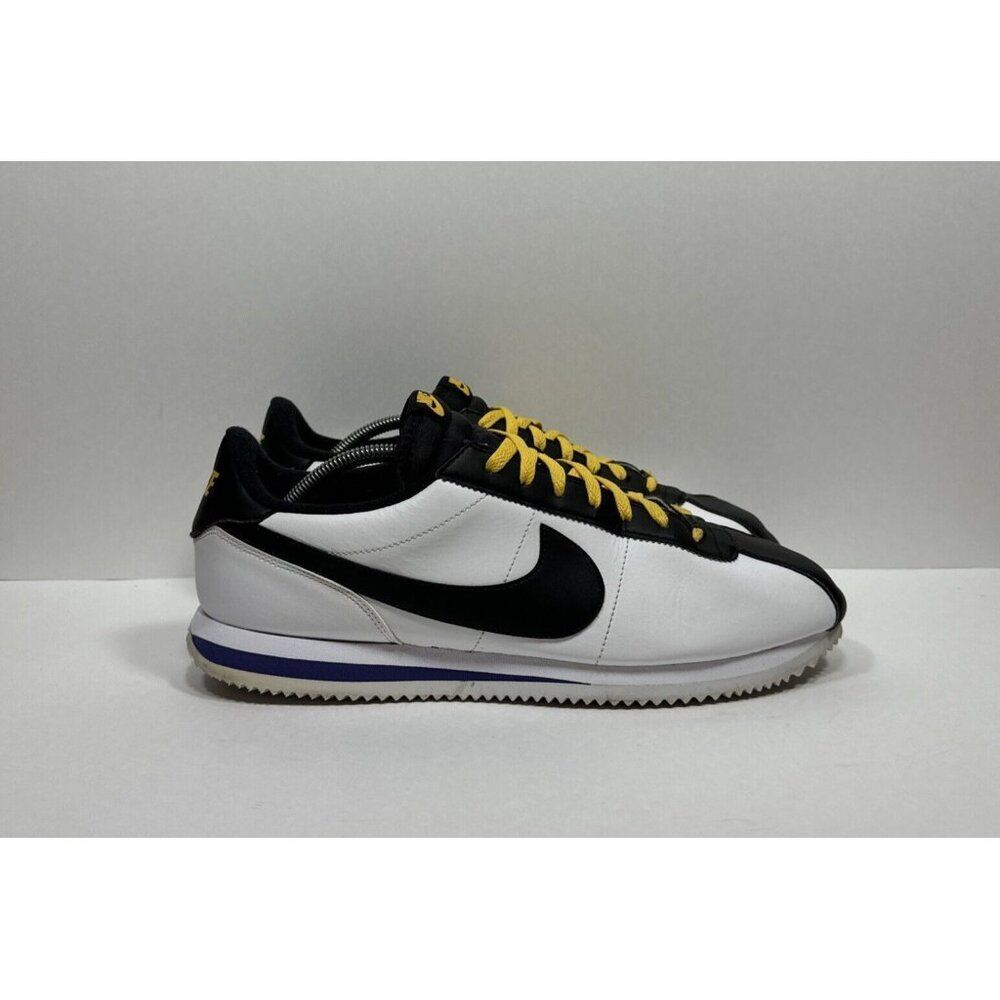Nike Cortez Basic Amarillo Lakers BV2527-100 Men’s Size 13 Shoes White
